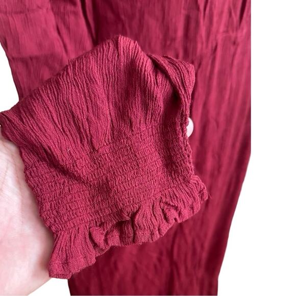 NEW - ROAMAN'S women's burgundy maxi dress - PLUS SIZE 18/20 (L) - Picture 3 of 16